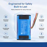 Eufy Security 4K Solar Security Camera Battery 3.7V 10000mAh - Compatible Replacement