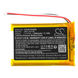 Eufy SpaceView Baby Monitor E110 Battery 3.7V 3000mAh - Compatible Replacement