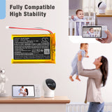 Eufy SpaceView Baby Monitor E110 Battery 3.7V 3000mAh - Compatible Replacement