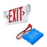 Elxteu Best Lighting Emergency Exit Sign Battery 3.6V 800mAh - Compatible Replacement
