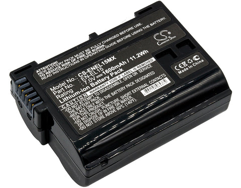 NiKon Digital SLR D800 Battery 7V 1600mAh - Compatible Replacement
