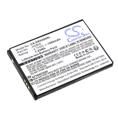Energizer HARDCASE H280S Battery 3.7V 1900mAh - Compatible Replacement