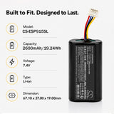 Volkswagen Transporter/Caravelle Battery 7.4V 2600mAh - Compatible Replacement