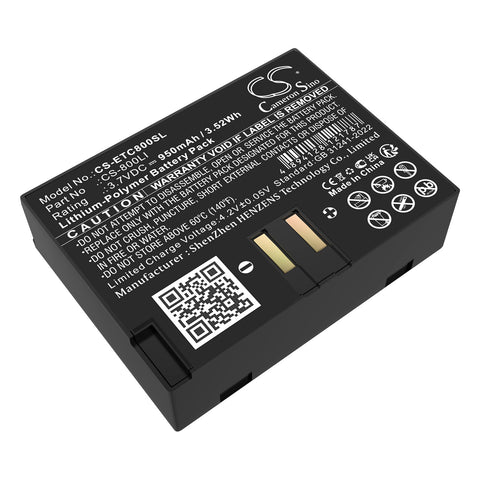 Eartec ComStar Wireless Headsets Battery 3.7V 950mAh - Compatible Replacement