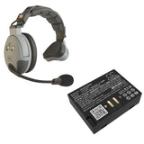 Eartec ComStar Wireless Headsets Battery 3.7V 950mAh - Compatible Replacement