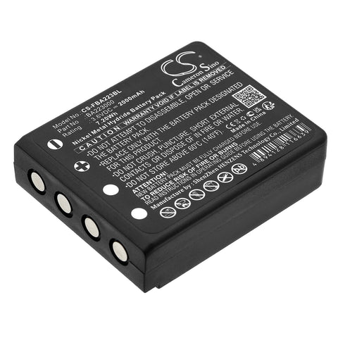 HBC Radiomatic Vector Pro Battery 3.6V 2000mAh - Compatible Replacement