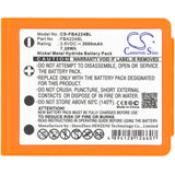 HBC Radiomatic Vector Pro Battery 3.6V 2000mAh - Compatible Replacement