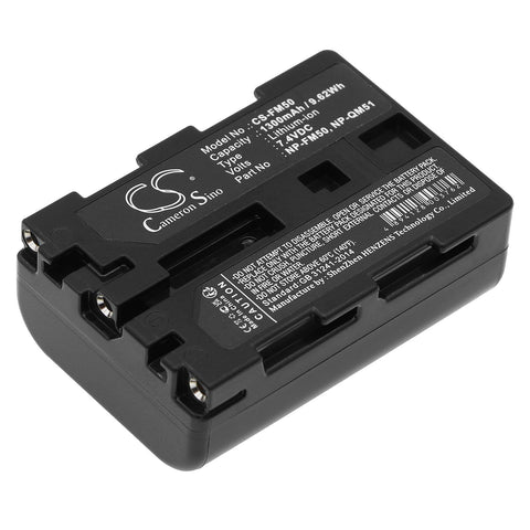 Sony DCR-TRV265E Battery 7.4V 1300mAh - Compatible Replacement