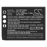 Fujifilm FinePix HS50EXR Battery 7.4V 1000mAh - Compatible Replacement