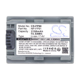 Sony DCR-DVD905E Battery 7.4V 2100mAh - Compatible Replacement