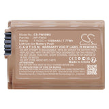 Sony Mirrorless Alpha A6000 Battery 7.4V 1050mAh - Compatible Replacement