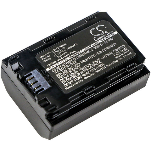 Sony Alpha 7R IV 35mm Battery 7.4V 1600mAh - Compatible Replacement