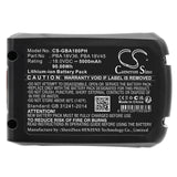 Gardena Medium-Pressure Washer AquaClean 24/18V P4A Ready-To-Use Set Battery 18V 5000mAh - Compatible Replacement
