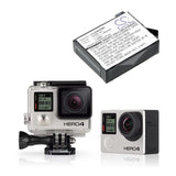GoPro Hero 4 Silver Battery 3.7V 950mAh - Compatible Replacement