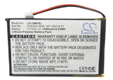 Garmin iQue M4 Battery 3.7V 1250mAh - Compatible Replacement