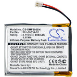 Garmin 361-00034-02 Battery Replacement for Smartwatch