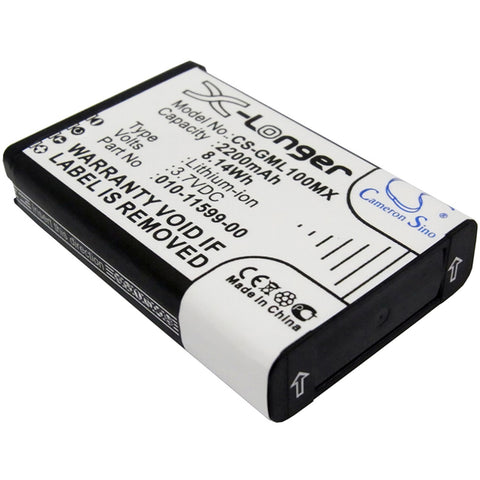 Garmin Virb Elite Action HD Camera 1.4 Battery 3.7V 2200mAh - Compatible Replacement