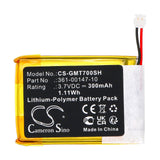 Garmin Tactix 7 Battery 3.7V 300mAh - Compatible Replacement