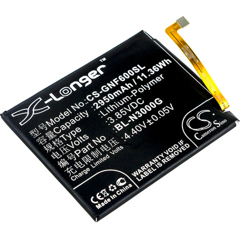 GIONEE F6L Battery 3.85V 2950mAh - Compatible Replacement