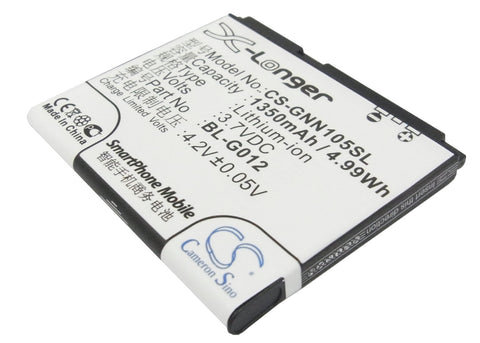 GIONEE TD500 Battery 3.7V 1350mAh - Compatible Replacement