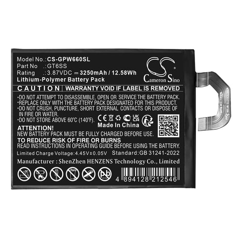 Google Pixel Fold Battery 3.87V 3250mAh Li-Polymer - Compatible Replacement