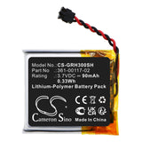 Garmin Forerunner 30 Battery 3.7V 90mAh - Compatible Replacement