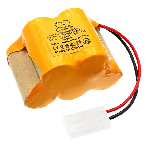 Legrand 608-92 Battery 6V 2500mAh Ni-Cd - Compatible Replacement