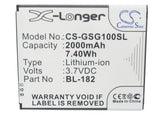 GSmart Sierra S1 Battery 3.7V 2000mAh - Compatible Replacement