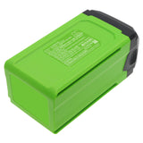GreenWorks 40V 21" Self-Propelled Mower/Axial Blower Combo Kit Battery 40V 5000mAh - Compatible Replacement