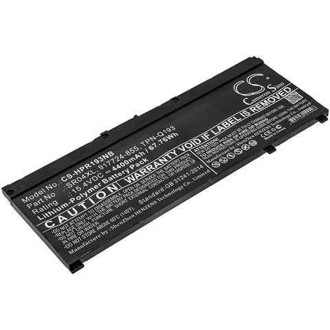 HP Gaming Pavilion 15-CX0028NM Battery 15.4V 4400mAh - Compatible Replacement