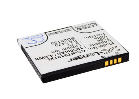 T-Mobile myTouch HD Battery 3.7V 1250mAh - Compatible Replacement