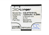 T-Mobile myTouch HD Battery 3.7V 1250mAh - Compatible Replacement