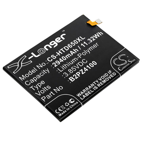 HTC Desire 650 4G Battery 3.85V 2940mAh - Compatible Replacement