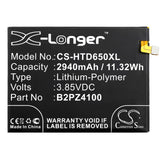 HTC Desire 650 4G Battery 3.85V 2940mAh - Compatible Replacement