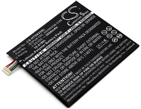 HTC Desire 825 Dual Sim Battery 3.85V 2600mAh Li-Polymer - Compatible Replacement