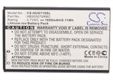 Huawei Ascend Y3II 4G 2016 Battery 3.7V 1650mAh - Compatible Replacement