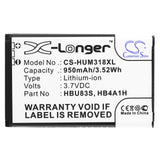 Consumer Cellular Envoy U3900 Battery 3.7V 950mAh - Compatible Replacement
