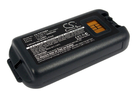 Intermec 1001AB01 Battery Replacement for Barcode Scanner