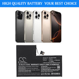 Apple iPhone 16 Pro Max Battery 3.8V 4700mAh - Compatible Replacement