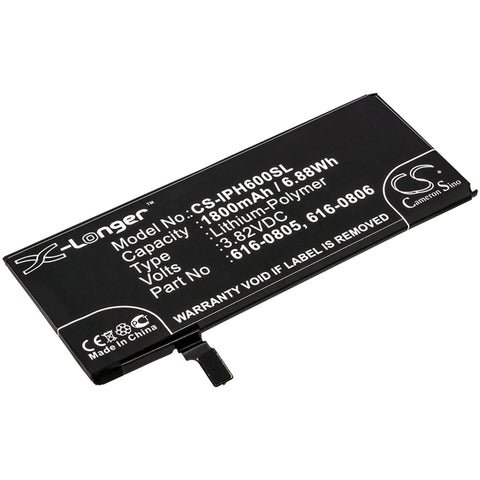 Apple iPhone 6 Battery 3.82V 1800mAh - Compatible Replacement