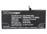 Apple iPhone 6 Plus Battery 3.82V 2900mAh - Compatible Replacement