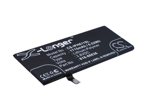 Apple iPhone 6s Battery 3.8V 1715mAh - Compatible Replacement