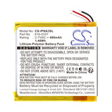 Apple iPod Nano 3rd 8GB Battery 3.7V 400mAh - Compatible Replacement