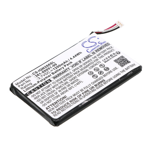 Garmin Nuvi 2669LMT Battery 3.7V 1200mAh - Compatible Replacement