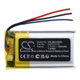 JBL UAONEARBTBK Battery 3.7V 450mAh - Compatible Replacement