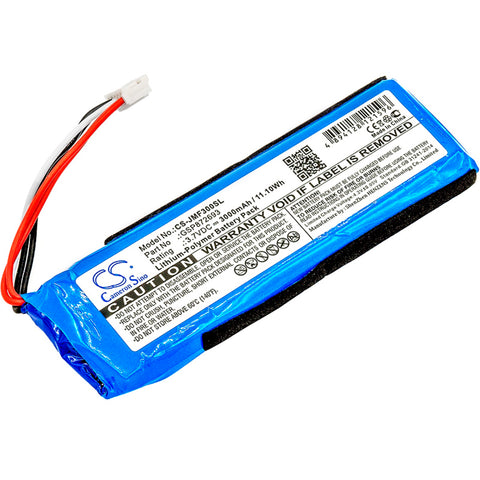 JBL Flip 3 Splashproof Battery 3.7V 3000mAh - Compatible Replacement