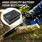 Kobalt 80V-22-in Single Stage Electric Cordless Snow Blower Battery 80V 6000mAh - Compatible Replacement