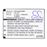 Kodak Pixpro AZ651 Astro Zoom Battery 7.4V 850mAh - Compatible Replacement