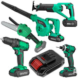 Kimo 6 Inch Cordless Chainsaw Battery 20V 2500mAh - Compatible Replacement