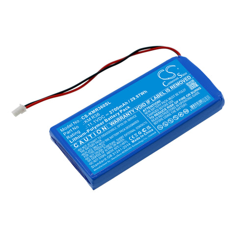 Kanomax KM R36 Gasmaster Battery 11.1V 2700mAh - Compatible Replacement